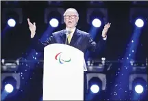  ??  ?? In this Sept 18, 2016 file photo, Carlos Nuzman, President of the Rio 2016 Organizing Committee, speaks during the closing ceremony of the Rio 2016 Paralympic Games at the Maracana Stadium in Rio de Janeiro,
Brazil. (AP)