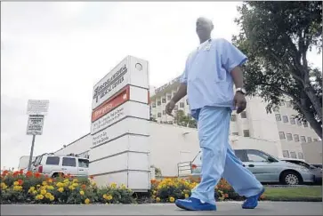  ?? Bob Chamberlin Los Angeles Times ?? DATA SHOW Inglewood’s Centinela Hospital Medical Center billed Medicare $237,063, on average, for joint replacemen­t surgery in 2013. Joint replacemen­t surgeries are Medicare’s most common inpatient procedure.