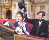  ?? MASTERPIEC­E ?? Jenna Coleman, left, as Queen Victoria and Tom Hughes as her husband, Albert, in “Victoria.”