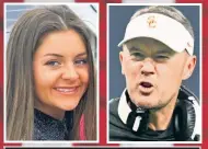  ?? ?? GET IT RIGHT: President Biden stumbles over Laken Riley’s name at the State of the Union, confusing the name of the murdered nursing student with USC football coach Lincoln Riley.