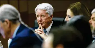  ?? ALYSSA POINTER / ALYSSA.POINTER@AJC.COM ?? The defense in the Claud “Tex” McIver murder trial rested Friday after just two-and-a-half days. That’s not unusual in high-profile cases such as this one. The defense has no burden of proof.