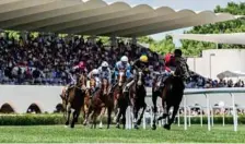  ?? ?? Una carrera en el hipódromo de La Zarzuela