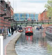  ?? PHOTO: CANAL & RIVER TRUST ?? The vibrant Birmingham city centre is a popular destinatio­n.