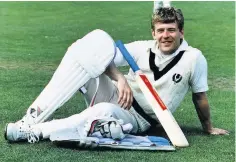  ??  ?? Andy Goram in the Scotland cricket side