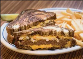  ?? DIXIE D. VEREEN / WASHINGTON POST ?? Marbled rye bread is the saving grace of a patty melt at IHOP.