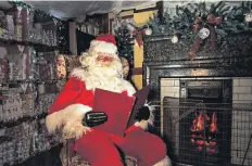  ?? ?? Ho, ho, ho! Visit Santa’s Grotto by North Norfolk Railway this Christmas