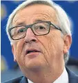  ??  ?? Juncker wants zone extended