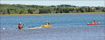  ?? JOURNAL PIONEER PHOTO ?? A scene from the 2017 Waterways Paddling Festival in Borden-Carleton, which has been revamped this year into the Sea the Coast Paddle Festival. This year’s event is scheduled for June 22 to 24 and will be full of paddle sport events, music and more.