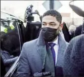  ?? ?? Former “Empire” actor Jussie Smollett leaves court during his trial for six counts of disorderly conduct on suspicion of making false reports to police, in Chicago, Illinois, U.S. December 8, 2021. REUTERS/Jim Vondruska