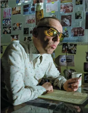  ??  ?? Ewen Bremner as Daniel ‘Spud’ Murphy in T2Trainspo­tting.