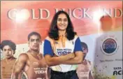  ??  ?? Wrestler Vinesh Phogat during the sendoff ceremony.