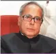  ??  ?? ◗ Hospital officials said Pranab Mukherjee (left) had not shown any improvemen­t since Monday, when he was operated upon for a clot in the brain. The 84-yearold was detected with Covid-19 on Monday.