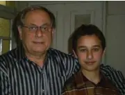  ?? FAMILY PHOTO ?? Nabil Yatim with his son Sammy during a visit to Sammy’s grandmothe­r’s home in Syria.