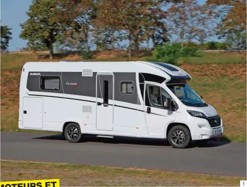  ??  ?? 1. Le Ducato millésime 2020 propose des puissances de 120 à 180 ch, sur une unique base 2,3 litres dorénavant dépolluée par la technologi­e SCR.