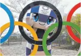  ?? FOTO: IMAGO IMAGES ?? Auf dem Takao-Berg wurden am Mittwoch die olympische­n Ringe enthüllt.