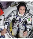  ??  ?? Samantha Cristofore­tti war die zweite Europäerin auf der ISS