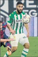  ?? FOTO: EFE ?? Fekir, del Betis también hasta 2023