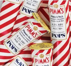  ?? ?? Pimm’s o’clock: Frozen booze hits the spot for summer