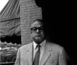  ?? TAD SZULC/NEW YORK TIMES ?? Former Venezuelan president Romulo Betancourt, seen in 1958, launched a claim to more than half Guyana’s territory.