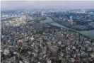  ?? Aerial view of Dhaka, the capital of Bangladesh. Photograph: M Rahman/Alamy ??