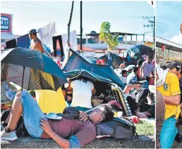  ??  ?? (1) A pesar de las amenazas, la marcha continúa. (2) Ayer los