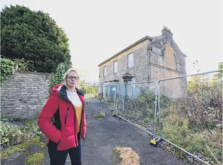  ?? ?? Annika Martin is among many local residents that are concerned about a proposed new building close to Grade II-listed Penshaw House.