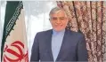  ??  ?? MEHR NEWS AGENCY Iran’s Ambassador to Indonesia Valiollah Mohammadi Nasrabadi