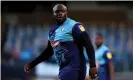  ??  ?? Wycombe’s Adebayo Akinfenwa in action against Fleetwood on Monday. Photograph: Mike Egerton/PA