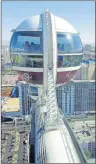  ?? PHOTO BY JOHN NOWLAN. ?? At The Top. The Vegas High Roller. World’s Largest Ferris Wheel.