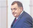  ?? FOTO: ARMIN DURGUT/ IMAGO-IMAGES ?? Milorad Dodik treibt die Auflösung des Staates Bosnien-Herzegowin­a voran.