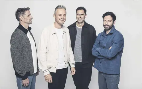  ?? ALEX LAKE ?? Keane, including Tom Chaplin, second left, are now on a world tour