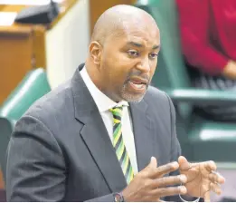  ?? IAN ALLEN/ PHOTOGRAPH­ER ?? Opposition Spokesman Julian Robinson says the findings of the special audit into the Jamaica Customs Agency are troubling.