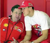  ?? (Ap) ?? Bei tempi Jean Todt e Michael Schumacher assieme ai tempi della Ferrari