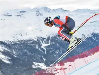  ?? FABRICE COFFRINI AGENCE FRANCE-PRESSE ?? À 35 ans, Guay est devenu le champion du monde de ski alpin le plus âgé de l’histoire.