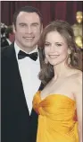  ??  ?? HOLLYWOOD COUPLE: Kelly Preston with her husband John Travolta. They married in 1991.