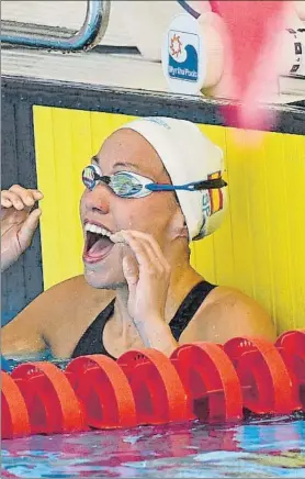  ?? FOTO: MANEL MONTILLA ?? Jessica Vall ha hecho una gran preparació­n y quiere pelear por las medallas