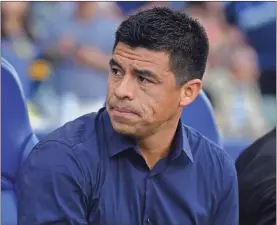  ?? USA Today Sports - Gary A. Vasquez ?? Second-year Atlanta United coach Gonzalo Pineda will face his former team Saturday when Atlanta hosts Seattle and Pineda’s mentor, Brian Schmetzer.