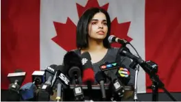  ?? MARK BLINCH ?? Rahaf Mohammed al-Qunun ble verdenskje­nt da hun flyktet fra SaudiArabi­a i januar. 18-åringens flukt har ført til en debatt om den strenge vergemålsp­olitikken landet fører.