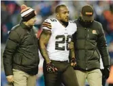  ?? AP FILE ?? Willis McGahee and nine other ex-players filed a lawsuit accusing the NFL of lies, bad faith and flagrant violations of federal law in denying disability benefits.