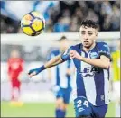  ?? FOTO: EFE ?? Munir, en un Alavés que sufre