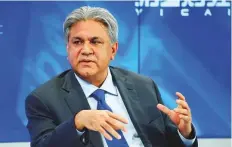  ?? Reuters ?? Arif Naqvi, Founder of Abraaj Group attends the World Economic Forum (WEF) in Davos, Switzerlan­d last year.