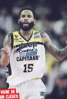  ??  ?? VIENE DE
UN CLÁSICO
Walter Hodge y los Capitanes vienen de vencer sensaciona­lmente a los Leones en seis juegos, cuatro de ellos en tiempo extra.