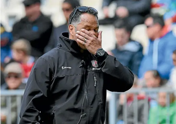  ??  ?? Counties Manukau head coach Darryl Suasua says his team is devastated by the semi final lost to Canterbury on Sunday.