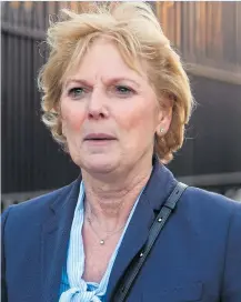  ??  ?? Anna Soubry was being interviewe­d outside Parliament