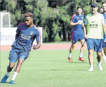  ?? FOTO: ATLETI ?? Thomas Lemar volverá a estar en el foco de los atléticos tras su ilusionant­e debut frente al Sttutgart del domingo