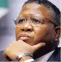  ??  ?? NO BACKING DOWN: Fikile Mbalula