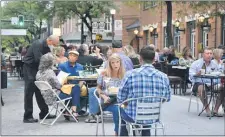  ?? T
SUBMITTED PHOTO ?? Seats have been hard to find during Kennett Square’s outdoor dining program that kicked off shortly after the pandemic began.