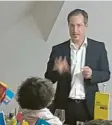  ?? Foto: Mohr/FDP ?? Stephan Thomae sprach in Bad Wörishofen über Europa.