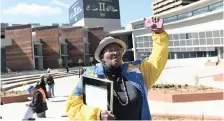  ?? MASI LOSI ?? MEC for Sport, Arts, Culture and Recreation Faith Mazibuko after receiving the certificat­e of occupation of the Women’s Monument. | African News Agency (ANA)