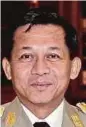  ??  ?? Senior General Min Aung Hlaing